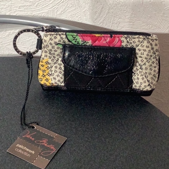 Vera Bradley NEW - Patchwork Collection - Coin Purse black 10486 - 081 - Picture 2 of 7
